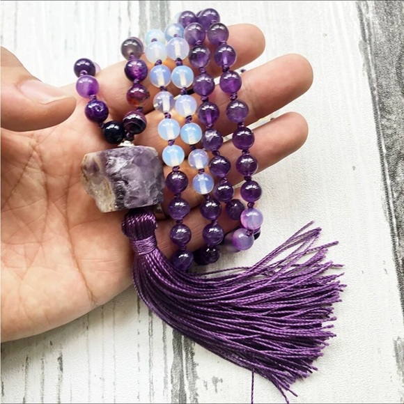 Amethyst Mala - Picture 2 of 5